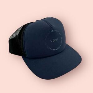 Vuori Premium Foam Trucker Blue and Black Mesh Hat